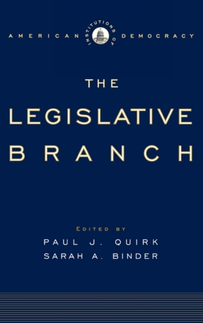 The Legislative Branch, Hardback Book