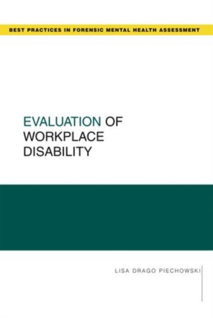 Evaluation of Workplace Disability, Paperback / softback Book