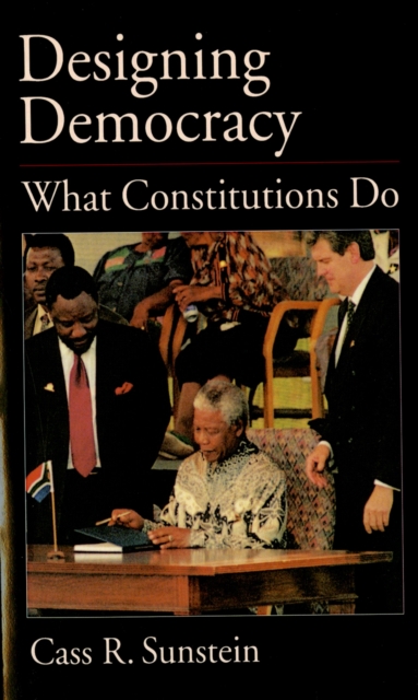 Designing Democracy : What Constitutions Do, PDF eBook