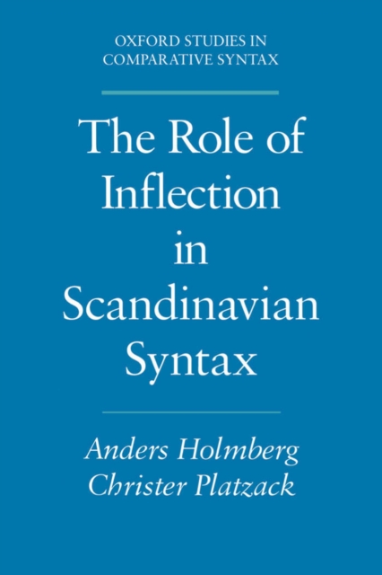 The Role of Inflection in Scandinavian Syntax, PDF eBook