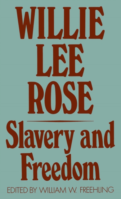 Slavery and Freedom, PDF eBook