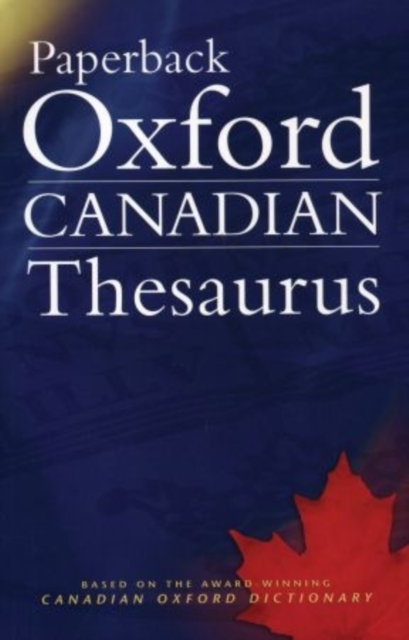 Paperback Oxford Canadian Thesaurus, Paperback / softback Book