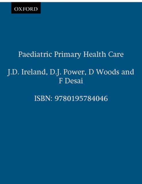 Paediatric Primary Health Care, Paperback / softback Book