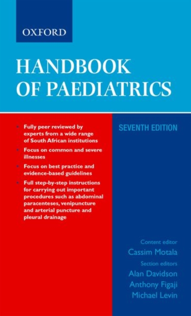Handbook of Paediatrics 7e, Paperback / softback Book