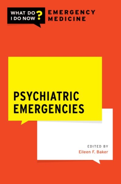 Psychiatric Emergencies, Paperback / softback Book
