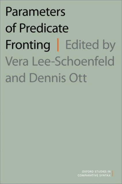 Parameters of Predicate Fronting, Paperback / softback Book