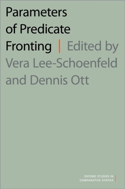 Parameters of Predicate Fronting, PDF eBook
