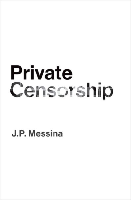 Private Censorship, Hardback Book