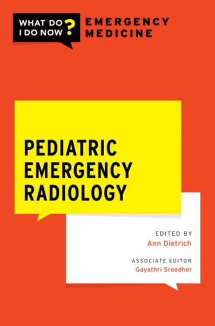 Pediatric Emergency Radiology, Paperback / softback Book