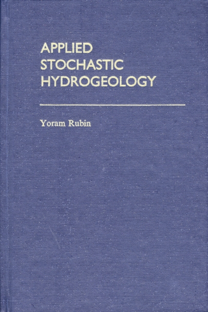 Applied Stochastic Hydrogeology, PDF eBook