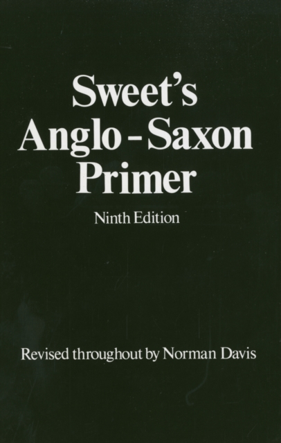 Sweet's Anglo-Saxon Primer, Paperback / softback Book
