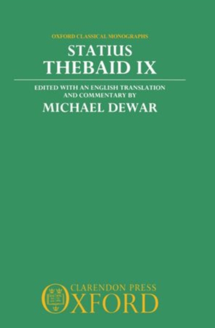 Thebaid IX, Hardback Book