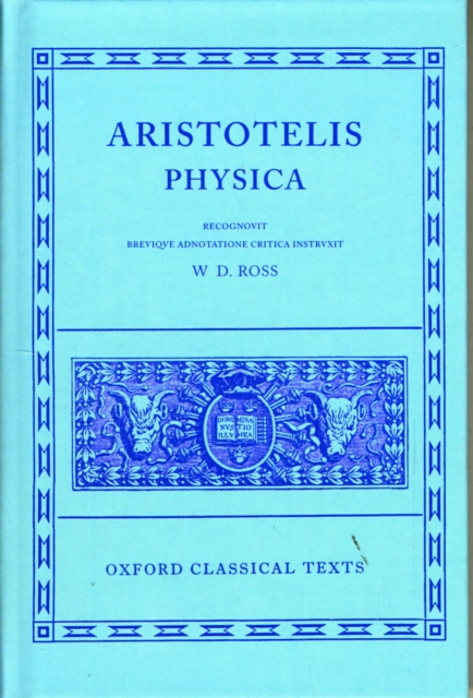 Aristotle Physica, Hardback Book
