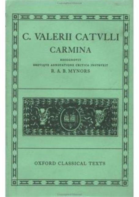 Catullus Carmina, Hardback Book