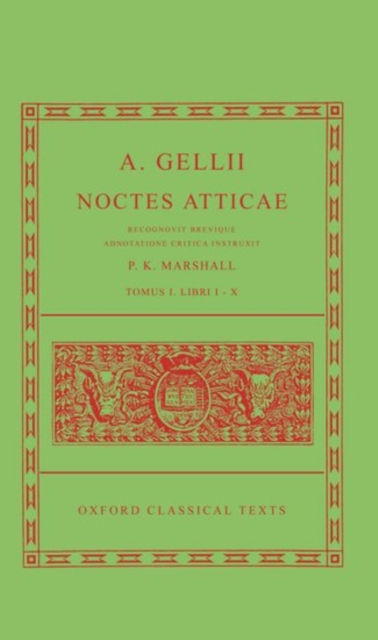 Aulus Gellius Noctes Atticae Volume I : (Books 1-10), Fold-out book or chart Book