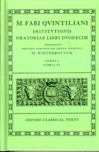 Quintilian Institutionis Oratoriae Vol. I, Fold-out book or chart Book