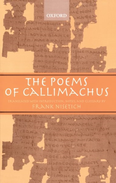 The Poems of Callimachus, Paperback / softback Book