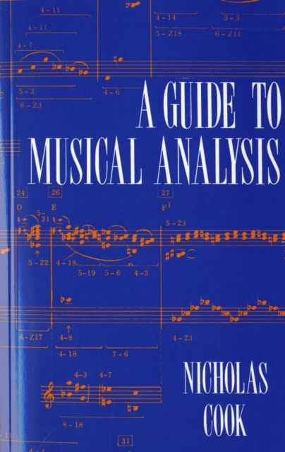 A Guide to Musical Analysis, Paperback / softback Book
