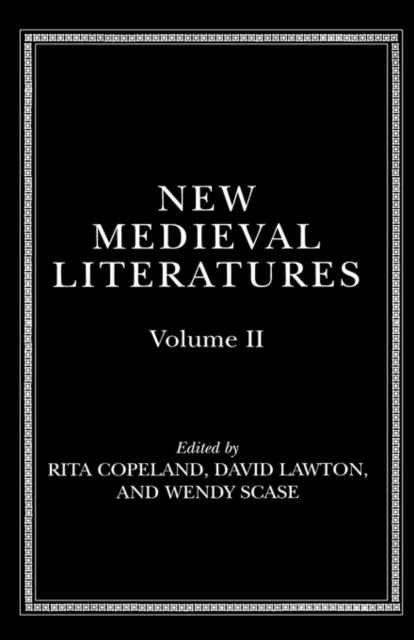 New Medieval Literatures : Volume II, Hardback Book