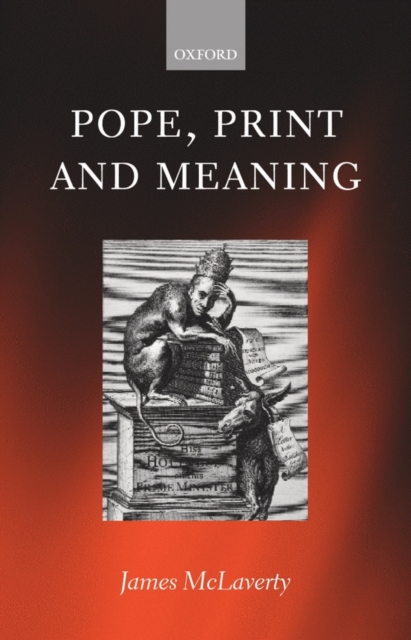 Pope, Print, and Meaning, Hardback Book