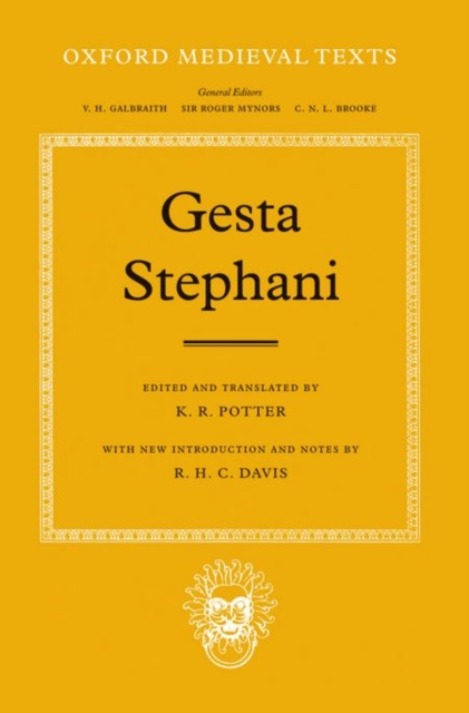 Gesta Stephani, Hardback Book