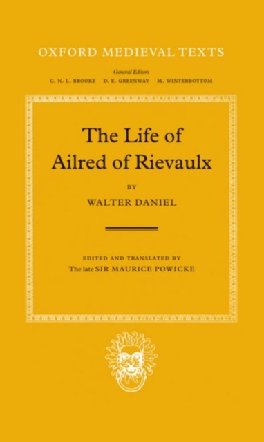 The Life of Ailred of Rievaulx, Hardback Book