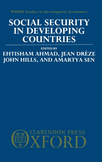 Social Security in Developing Countries, Hardback Book