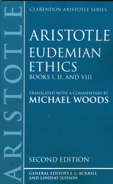 Eudemian Ethics Books I, II, and VIII, Paperback / softback Book