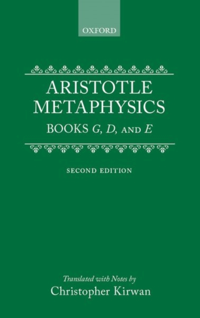 Metaphysics: Books gamma, delta, and epsilon, Hardback Book