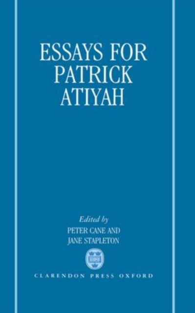 Essays for Patrick Atiyah, Hardback Book