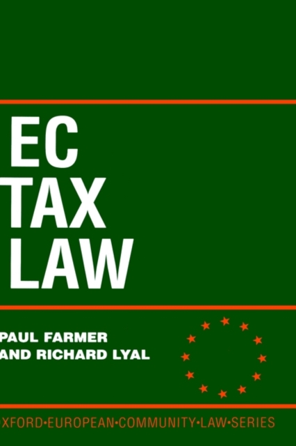 EC Tax Law, Hardback Book