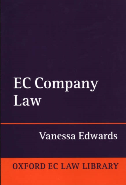 EC Company Law, Hardback Book