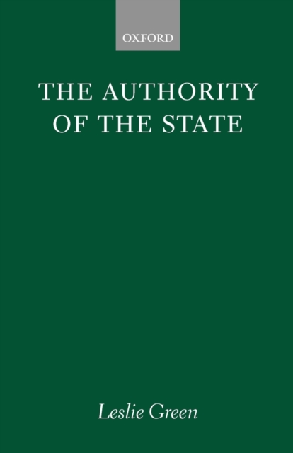 The Authority of the State, Paperback / softback Book