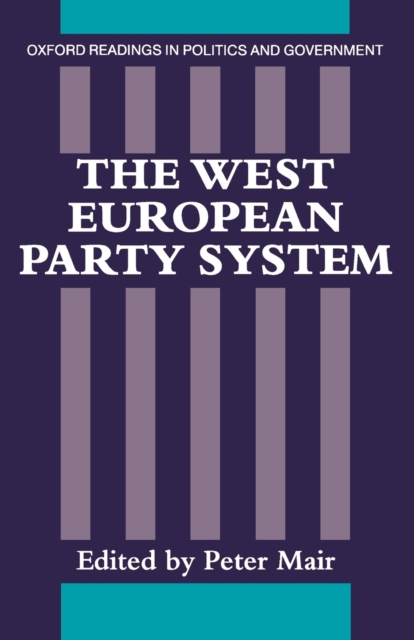 The West European Party System, Paperback / softback Book