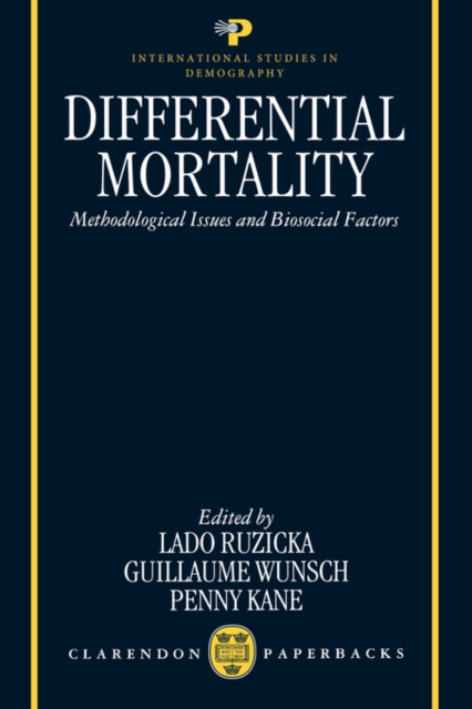 Differential Mortality : Methodological Issues and Biosocial Factors, Paperback / softback Book