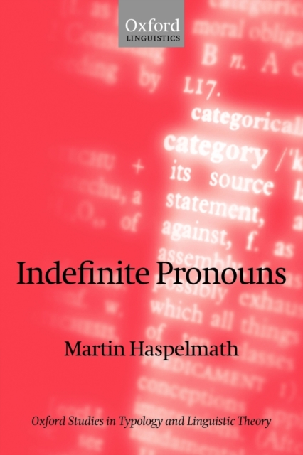 Indefinite Pronouns, Paperback / softback Book