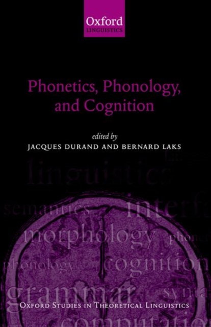 Phonetics, Phonology, and Cognition, Paperback / softback Book