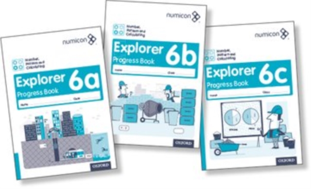 Numicon: Number, Pattern and Calculating 6 Explorer Progress Books ABC (Mixed pack), Paperback / softback Book