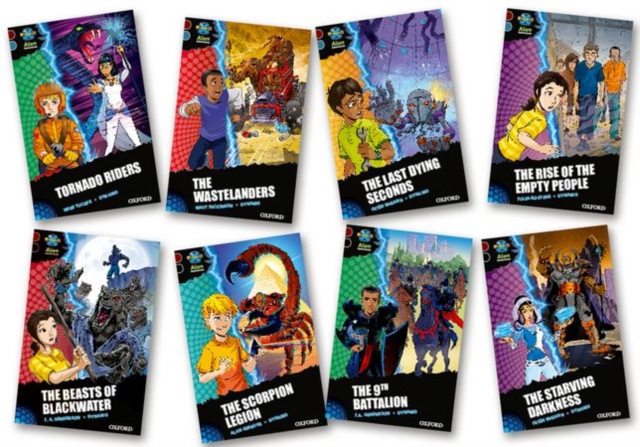 Project X Alien Adventures: Dark Red + Book Band, Oxford Levels 19-20: Dark Red + Book Band, Mixed Pack of 8, Multiple copy pack Book
