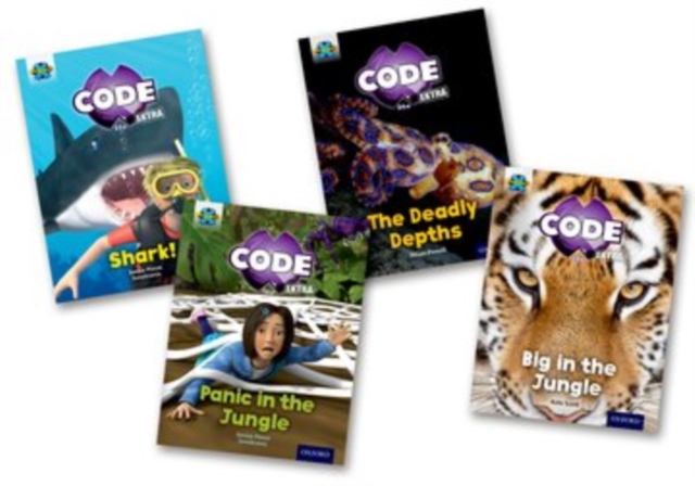 Project X CODE Extra: Green Book Band, Oxford Level 5: Jungle Trail and Shark Dive, Mixed Pack of 4, Paperback / softback Book