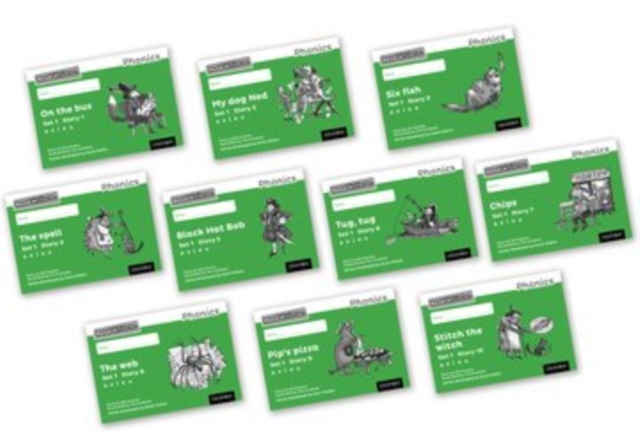 Read Write Inc. Phonics: Green Set 1 Core Black & White Storybooks (Mixed Pack of 10), Paperback / softback Book