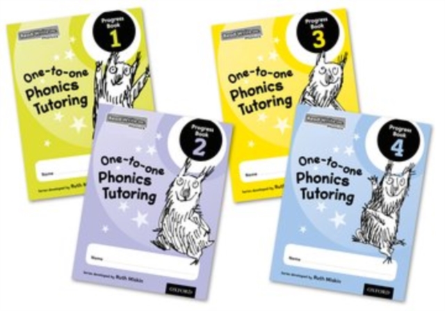 Read Write Inc. Phonics: One-to-one Phonics Tutoring Progress Book Mixed Pack of 4, Multiple copy pack Book