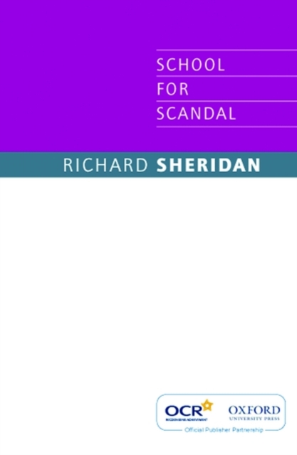 OCR the School for Scandal, Paperback Book