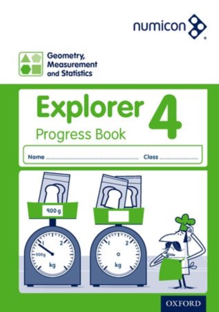 Numicon: Geometry, Measurement and Statistics 4 Explorer Progress Book (Pack of 30), Multiple copy pack Book