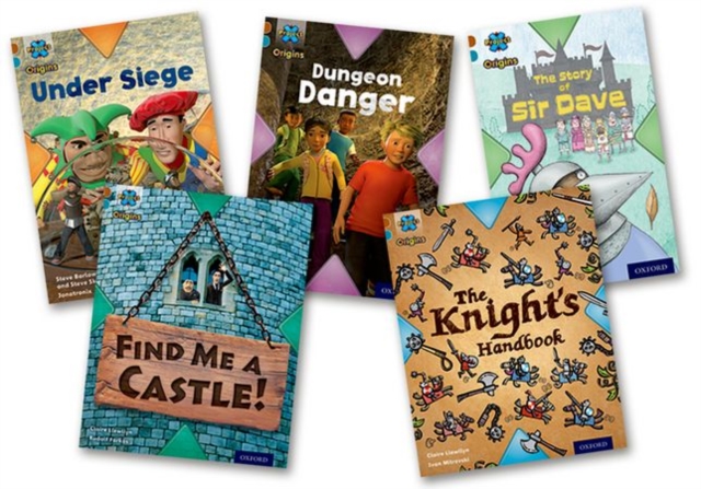 Project X Origins: Brown Book Band, Oxford Level 9: Knights and Castles: Mixed Pack of 5, Paperback / softback Book