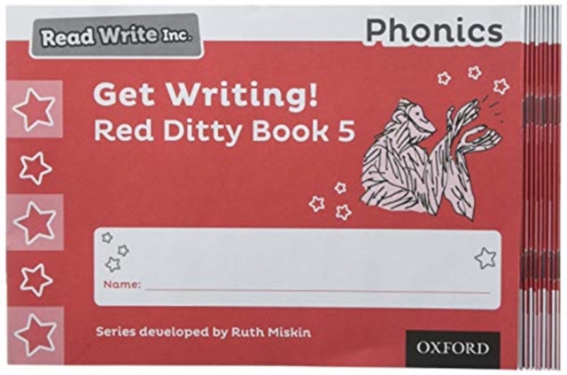Read Write Inc. Phonics: Get Writing! Red Ditty Book 5 Pack of 10, Paperback / softback Book
