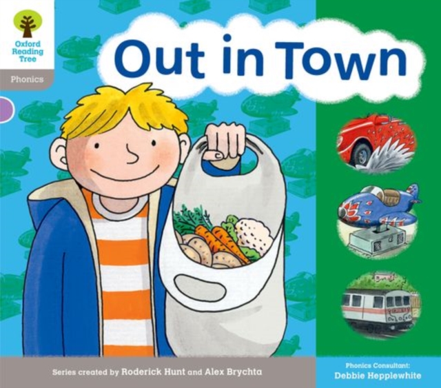 Oxford Reading Tree: Level 1: Floppy's Phonics: Sounds and Letters: Out in Town, Paperback / softback Book