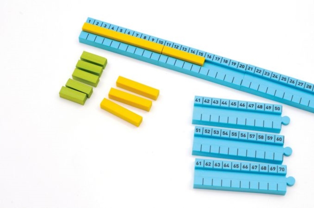 Numicon: 1-100cm Number Rod Track, Toy Book