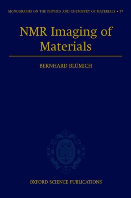NMR Imaging of Materials, Hardback Book