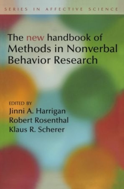 New Handbook of Methods in Nonverbal Behavior Research, Paperback / softback Book